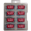 Blue Donuts Wood Screw Assortment, Stainless Steel, 138 PCS BD3536223